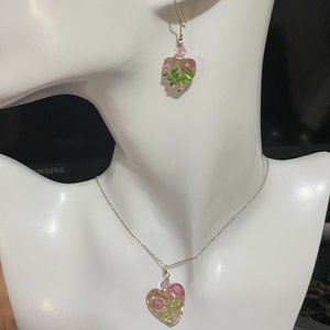 necklaces and earrings set